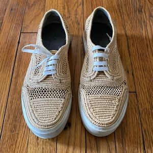 Robert Clergerie Woven Wicker Shoes 37